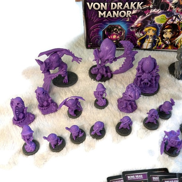 Super Dungeon Explore Von Drakk Manor 1st Edition Chibi D&D Miniatures - Picture 7 of 9